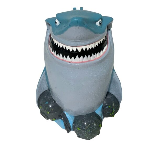 Disney On Ice Bruce Finding Nemo Flip Top Cup Shark Hard Plastic 7.5 in Tall Mug - Picture 4 of 6
